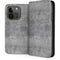 Natural Grey Concrete iPhone 15 Pro Folio Case